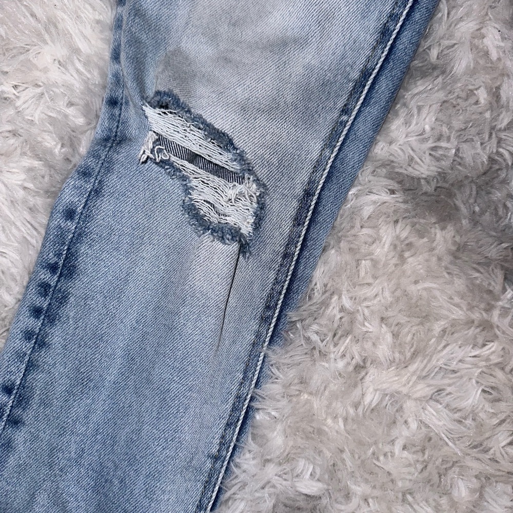 Bayeas Classic Light Wash 90’s Blue Denim Jeans - EUC Size 24 - Picture 5 of 13
